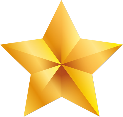 Gold Star Illustration